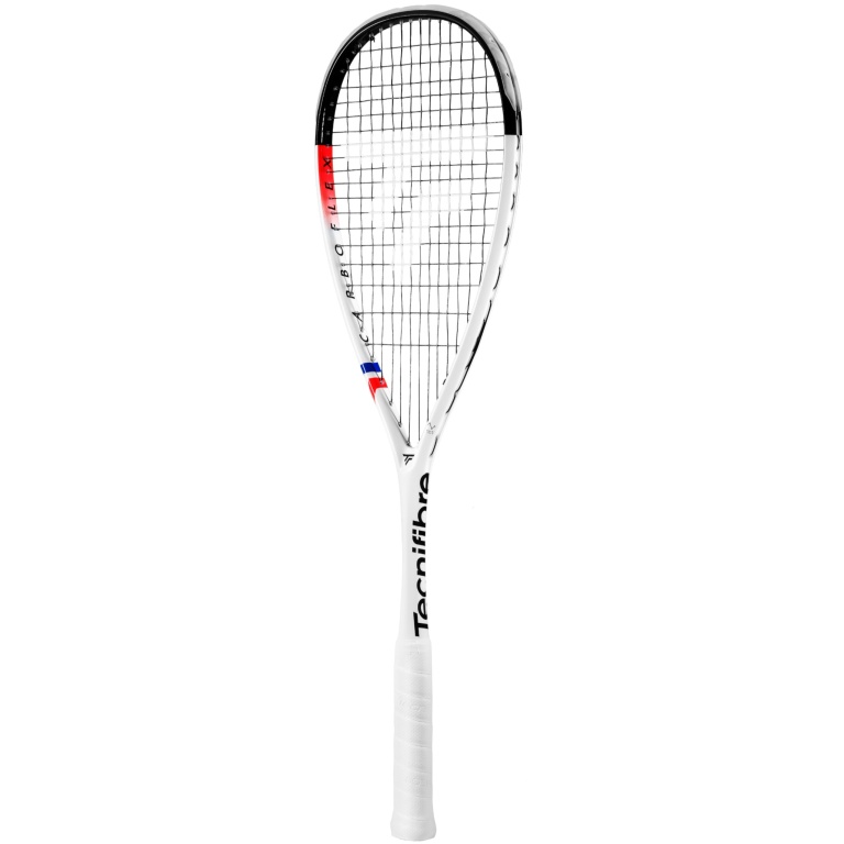 Tecnifibre Squashschläger Carboflex Team V2 130g/ausgewogen 2026 weiss - besaitet -